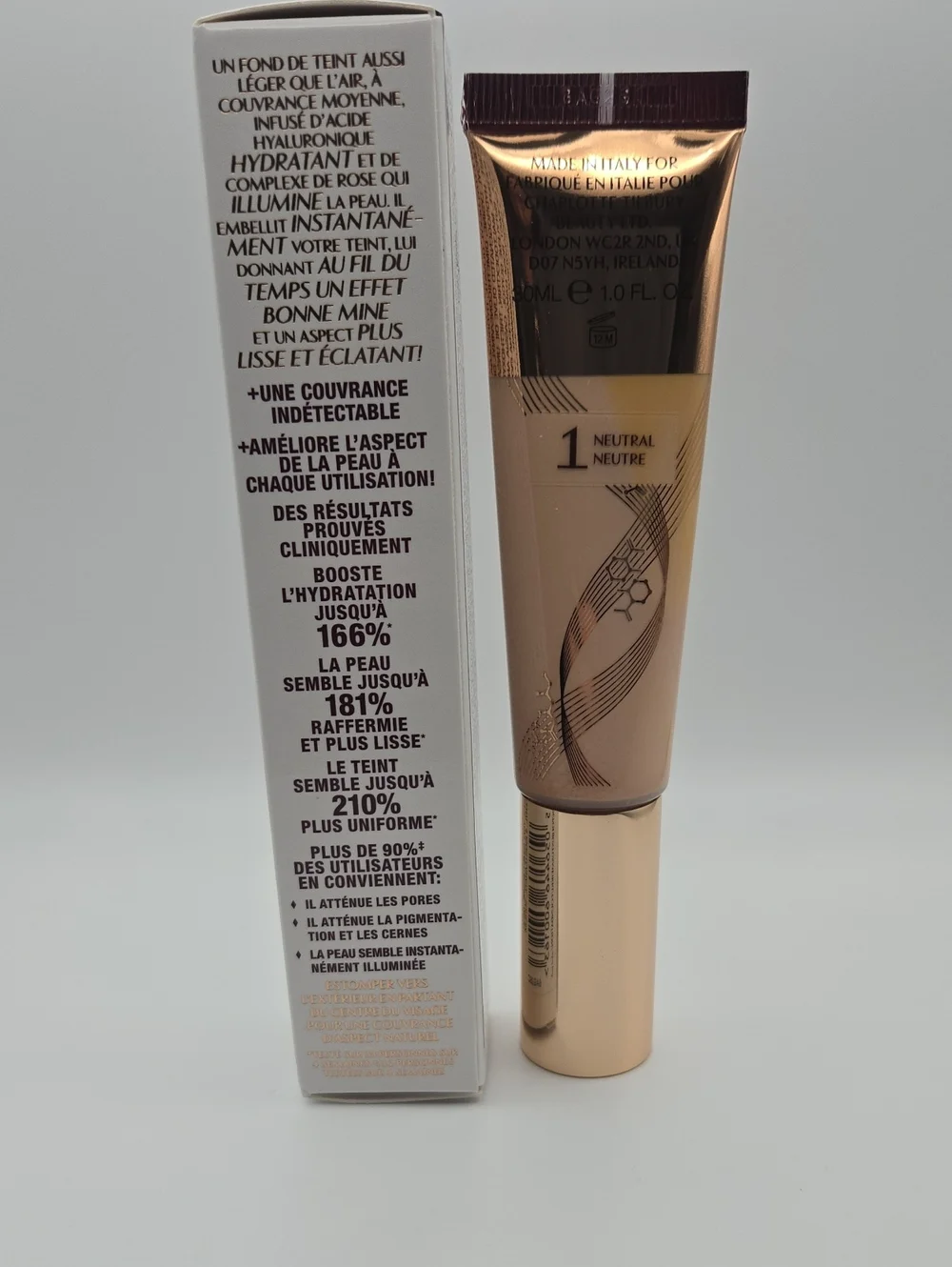 Charlotte Tilbury Beautiful Skin Foundation - Shade 1 Neutral